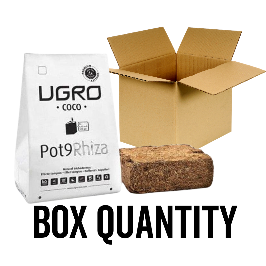 Grow Media Box Quantity (10 Singles) Ugro Rhiza Quick Fill Grow Bag - 9L