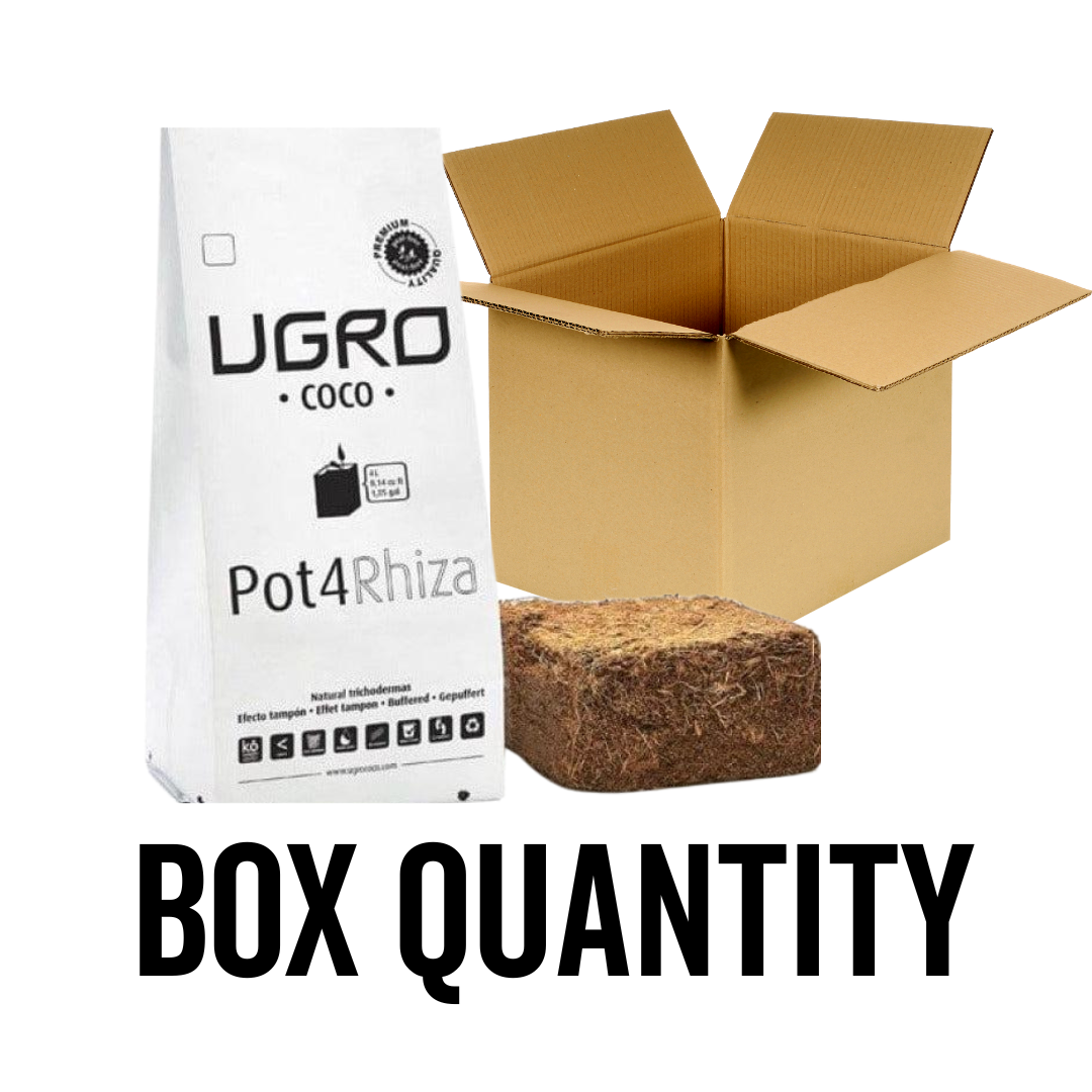 Grow Media Box Quantity (20 Singles) Ugro Rhiza Quick Fill Grow Bag - 4L