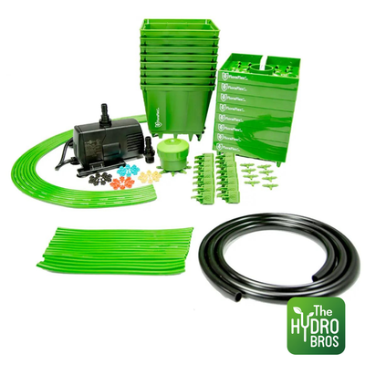 Kit FloraFlex - Maceta Pro de 8" (2 galones) | 8 plantas