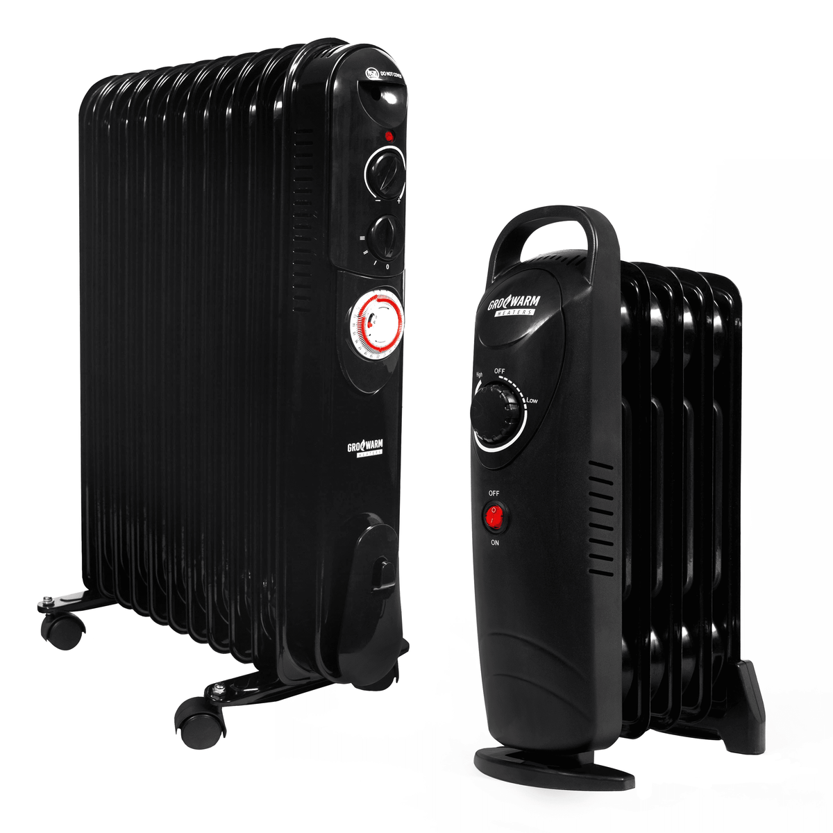 GroWarm Oil-Filled Radiator 2.5kW with Timer
