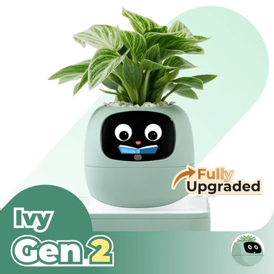Ivy Smart Pflanzentopf mit Selbstbewässerung und App-Steuerung | KI-Pflanzenmonitor