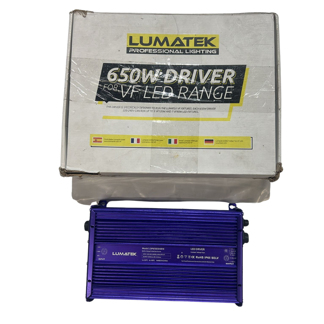 EX DEMO Lumatek 650w VF Series Driver
