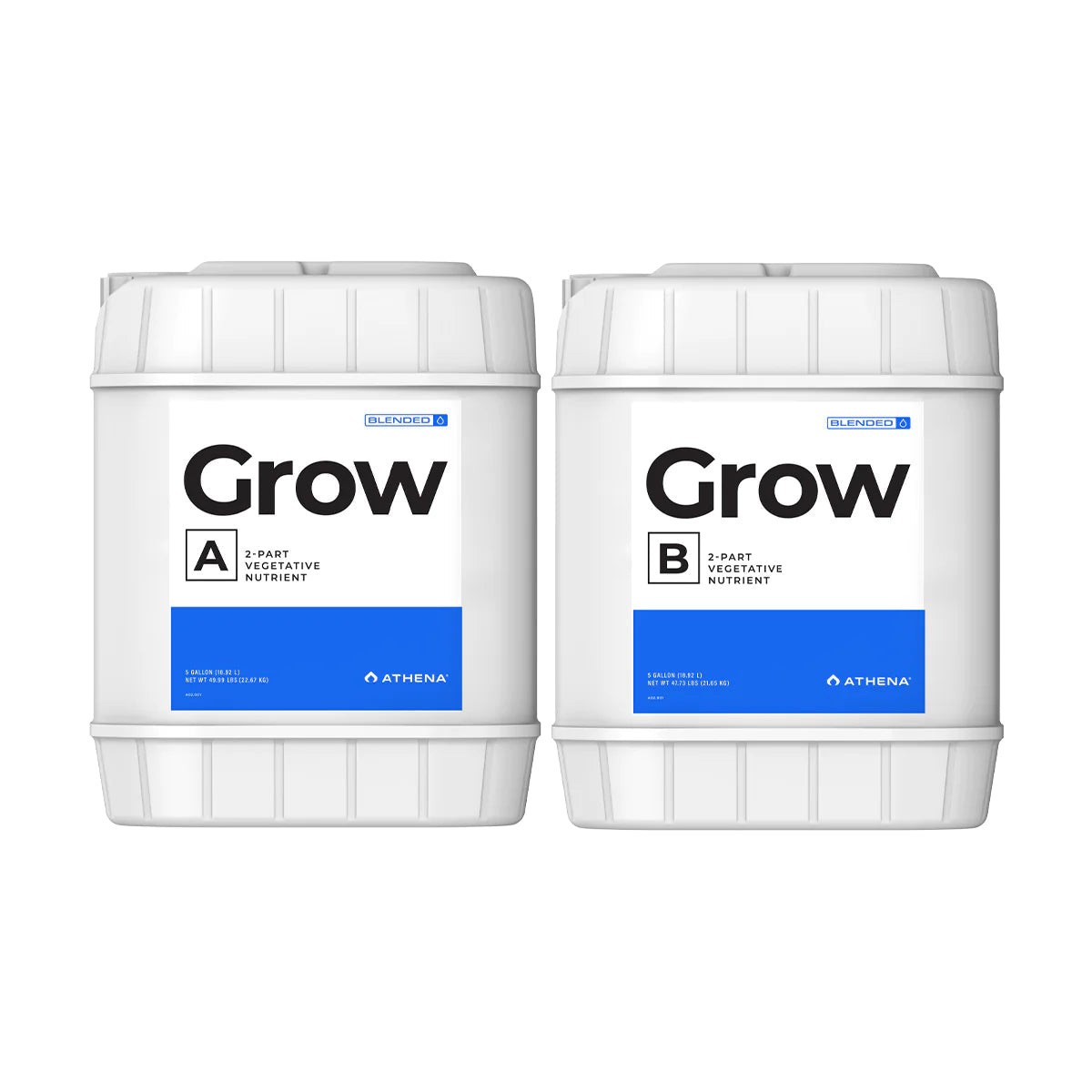 Nutrients 5 Gallon / 18.9L Athena Blended Grow AB