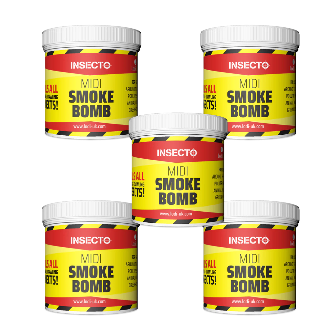 Pest & Diseases MIDI - 15g | 500m3 / 5 Pack Insecto Smoke Bomb