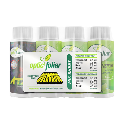 Paquete de inicio de concentrado de crecimiento foliar óptico 