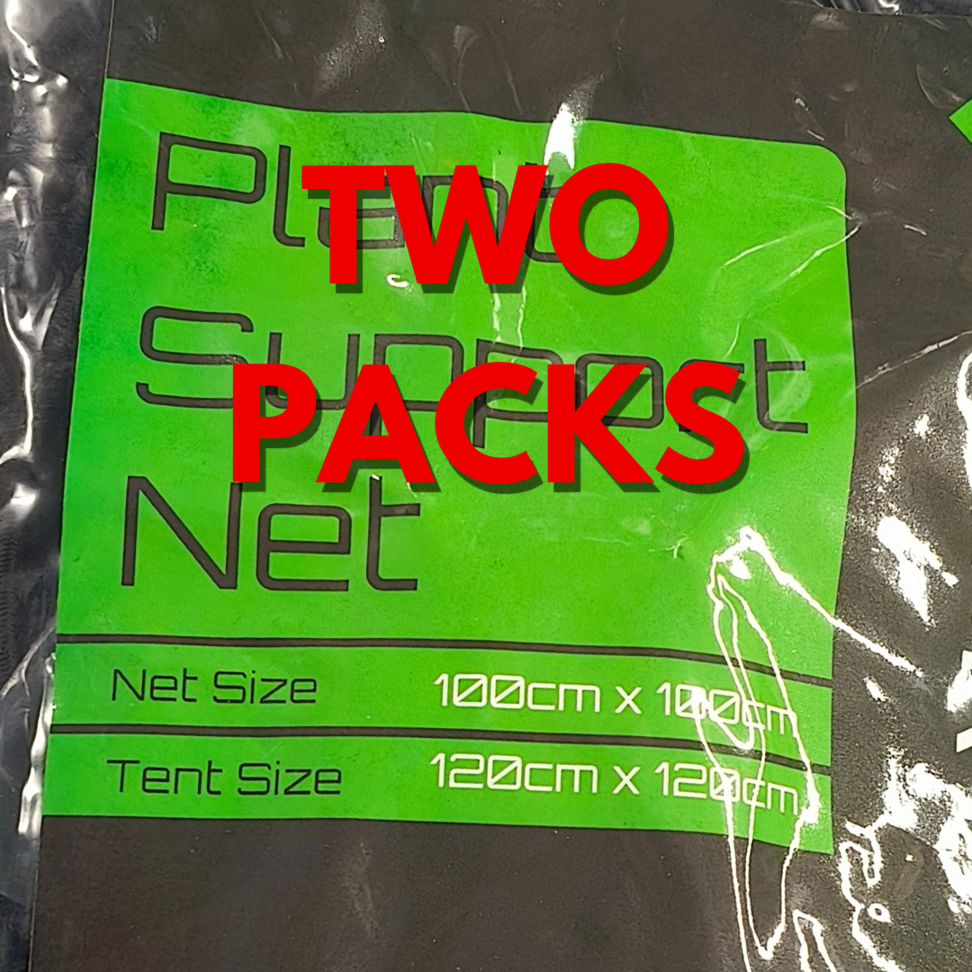 Plant Support TWO PACKS of 100 x 100cm (Fits tent of 240x120cm) Matrix Scrog Net