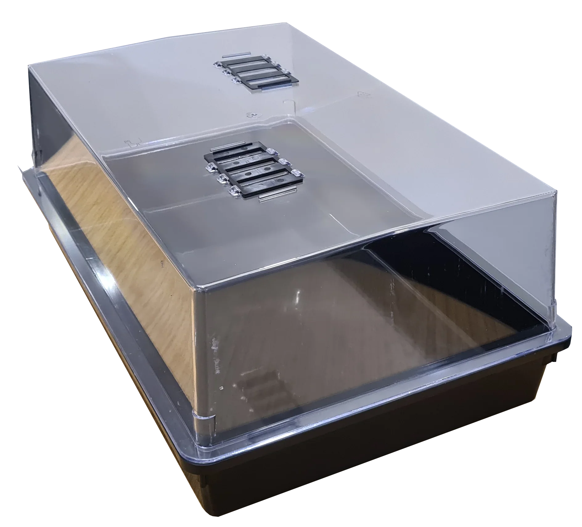 Propagador económico de techo rígido de 58 x 38 x 23 cm