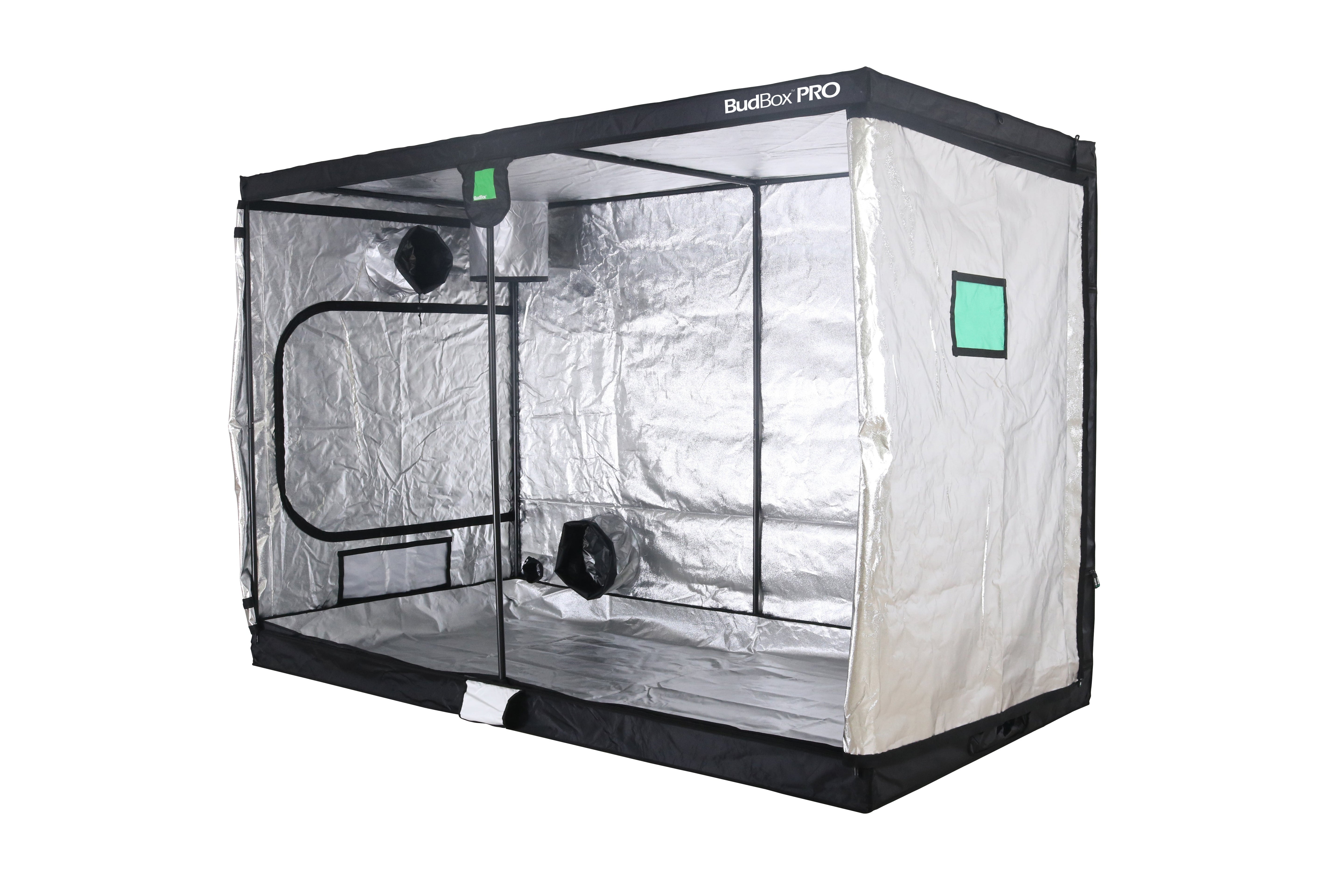 Armario de cultivo Bud Box Pro 300 x 150 (altura estándar y extragrande) (blanco/plateado)