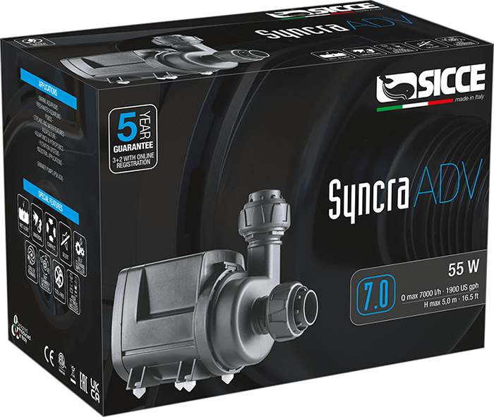 Water Pump Sicce SYNCRA ADV 7.0 Pump - 7000L/hr
