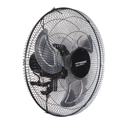 WhispAir Extreme Heavy Duty Wall Fan | 100W 3-Speed Oscillating Fan with Aluminium Blades