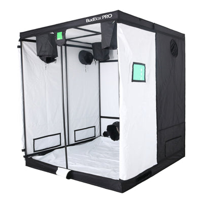 Bud Box Pro 200 x 200 Grow Tent - Standard & XL Height (White/Silver Lining)