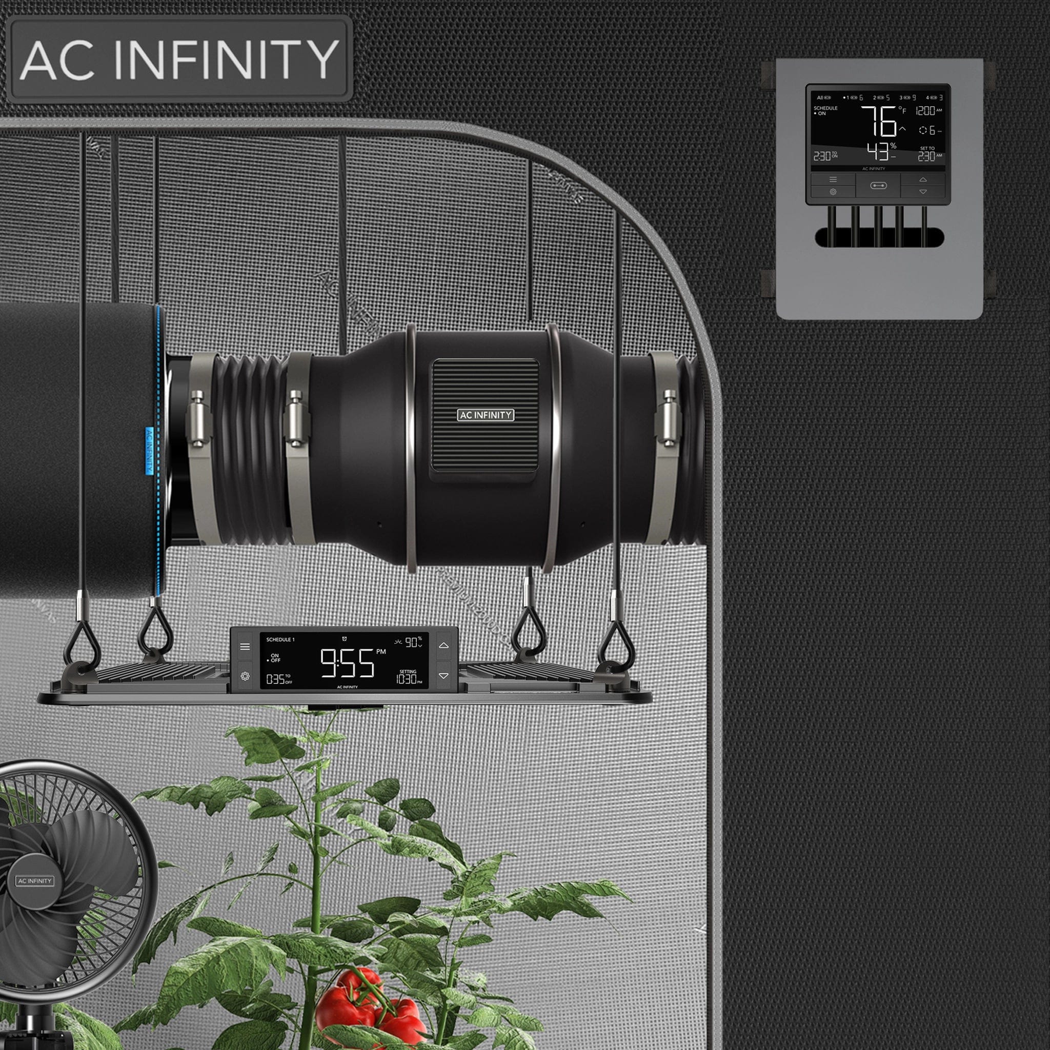 Duct Fan AC Infinity Cloudline S10 Fan S-series + UIS Controller 69