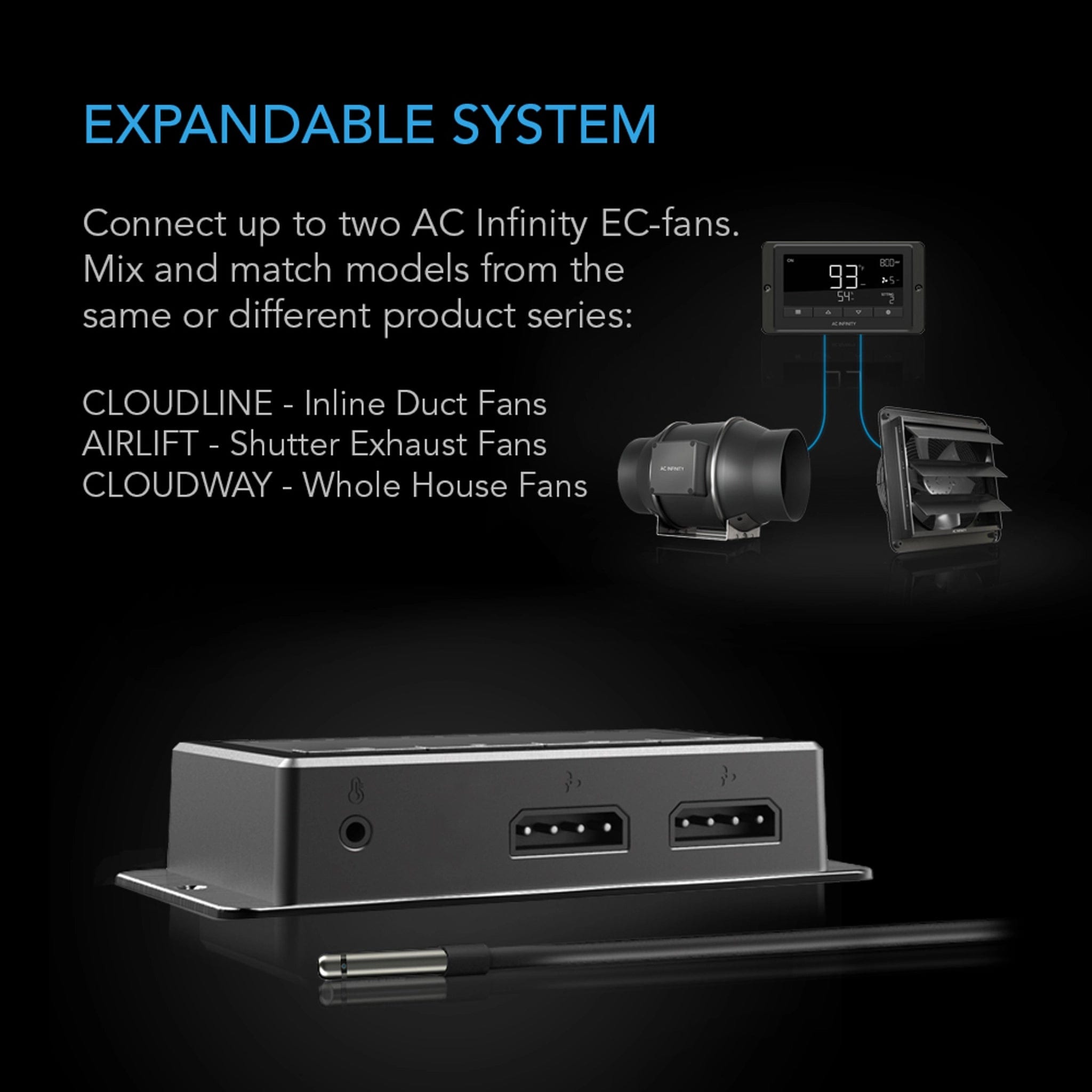 Duct Fan AC Infinity Cloudline S10 + UIS Controller 67