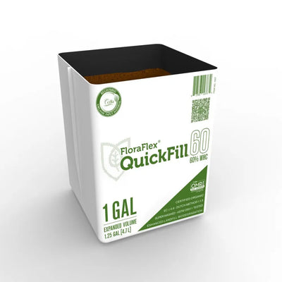FloraFlex Quick Fill Bag - 1 Gallon | White Plastic | 60% WHC