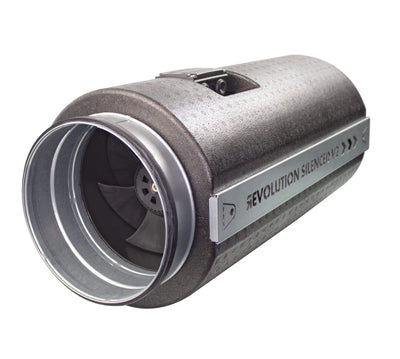 Revolution Silenced Vector EC Duct Fan V2 | Ultra Quiet Systemair Inline Fan