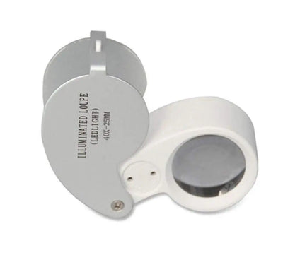 40x Gartendetektionslupe mit LED-Beleuchtung