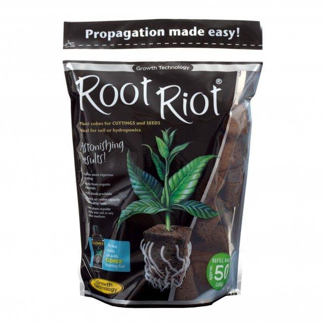 Grow Media Root Riot - Bag of 50 Root Riot Propagation Cubes