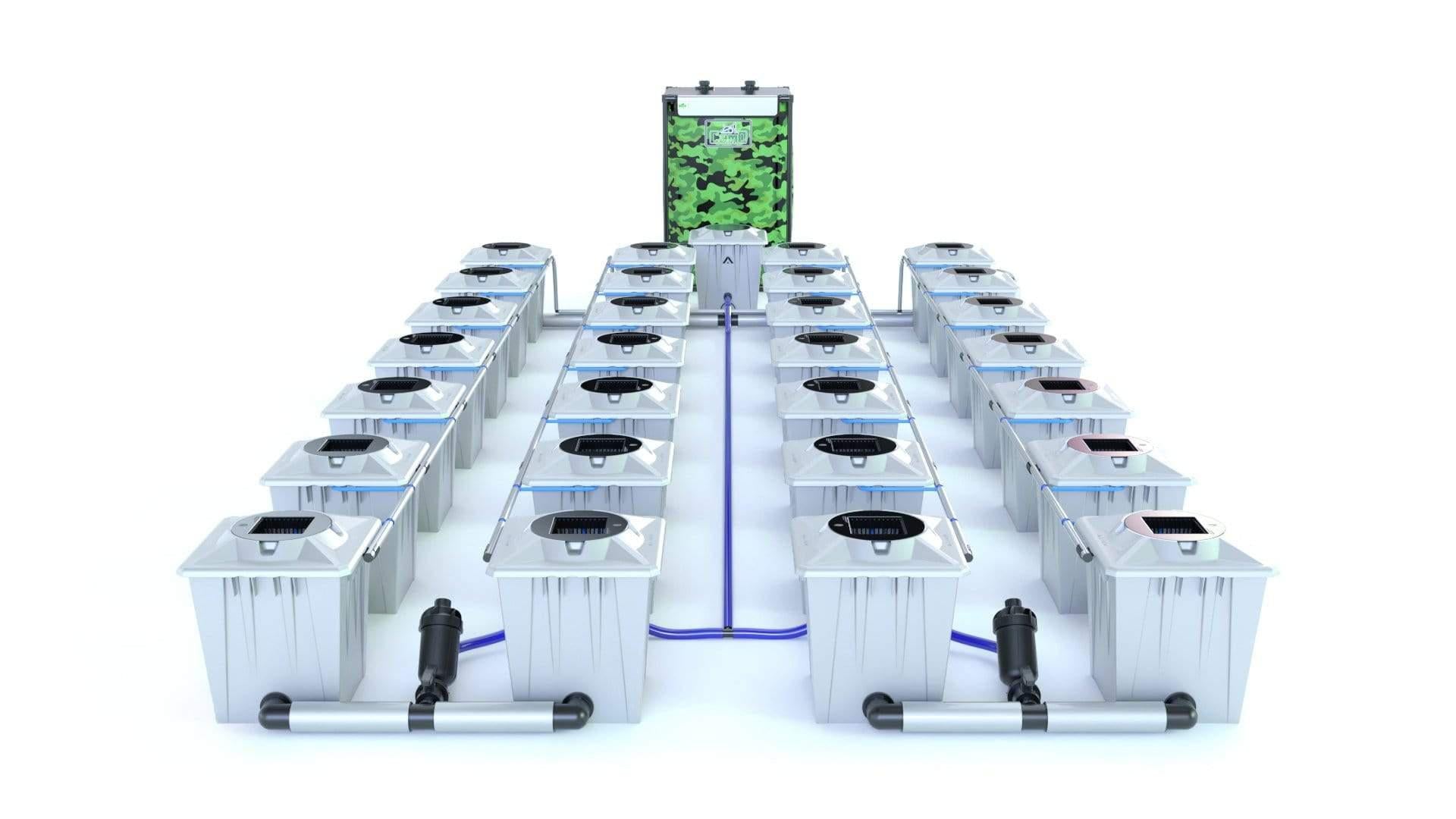 ALIEN® RDWC 28 Pot 20L PRO Silver Series