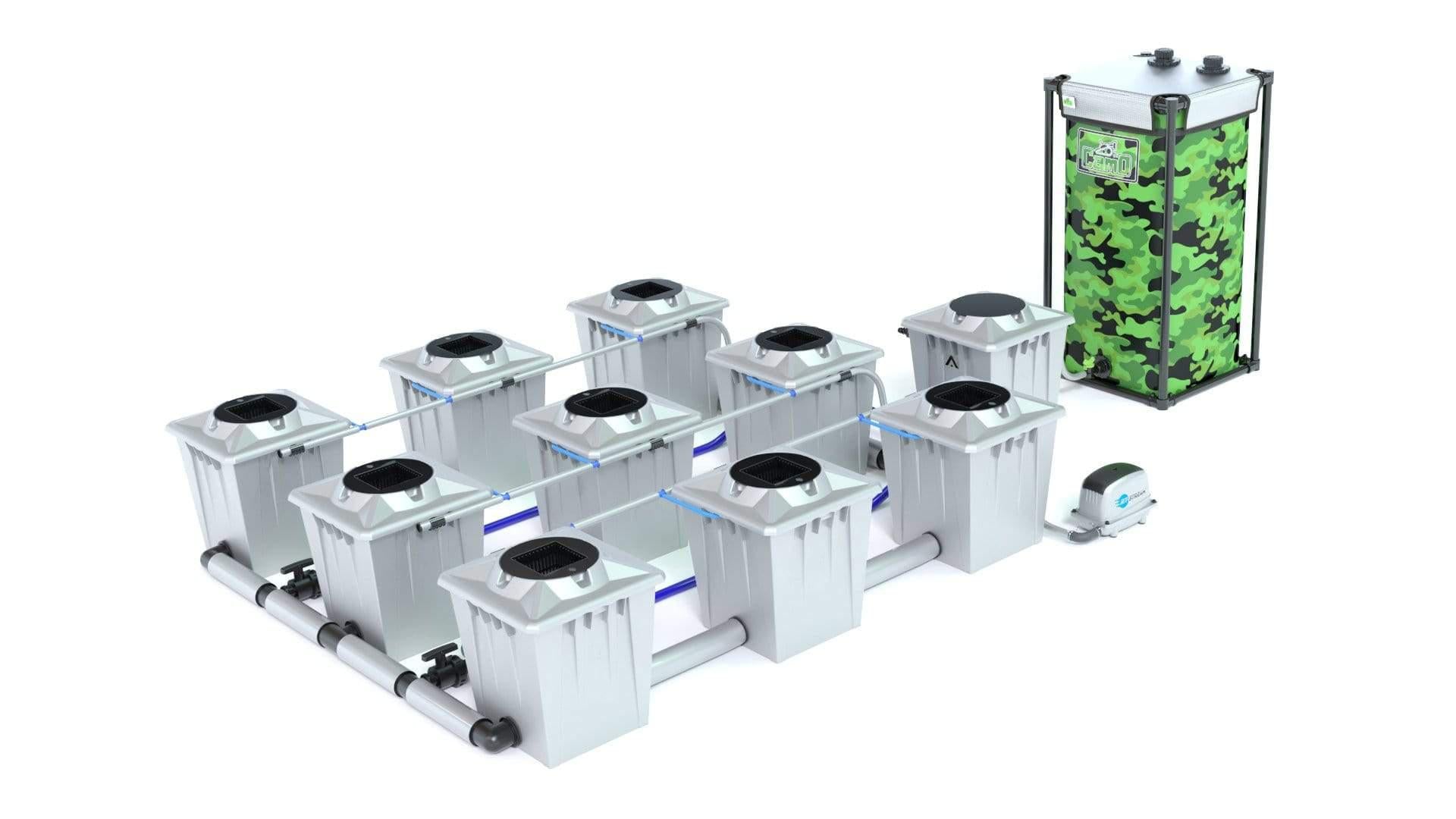 ALIEN® RDWC 9 Pot 20L PRO Silver Series