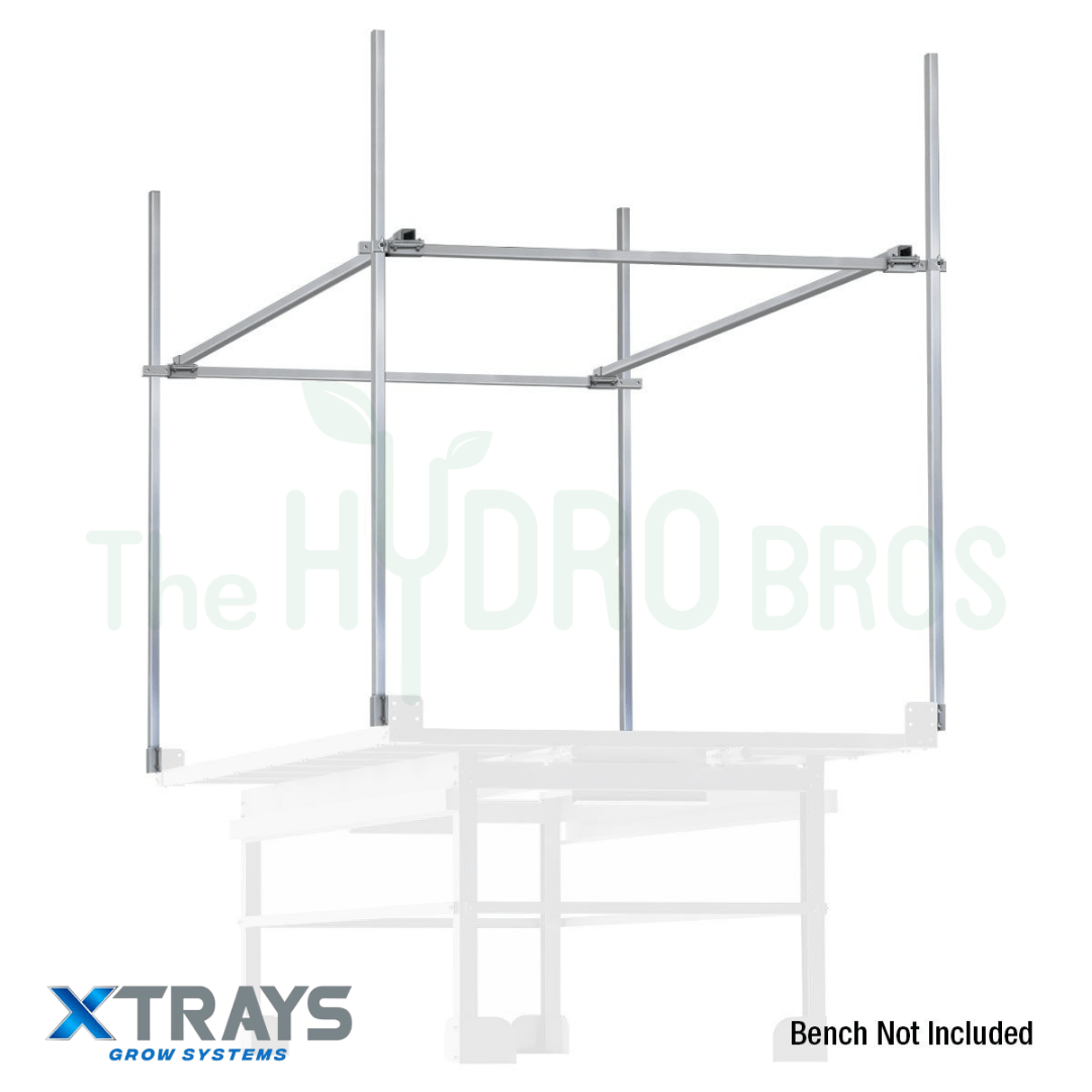 Grow Systems Xtray Rolling Bench - Trellis Support