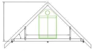 Grow Tents Green Qube Roof-Qube RQ1224 - 120 x 240 x 180cm