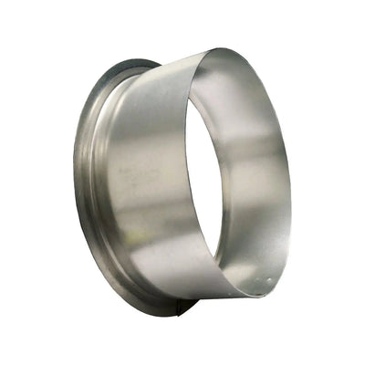 RUND Metall-Wandplatte / Anschlussstutzen
