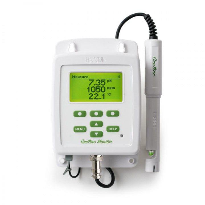 Meters & Sensors Hanna Groline pH/EC/Temperature Monitor HI-981420