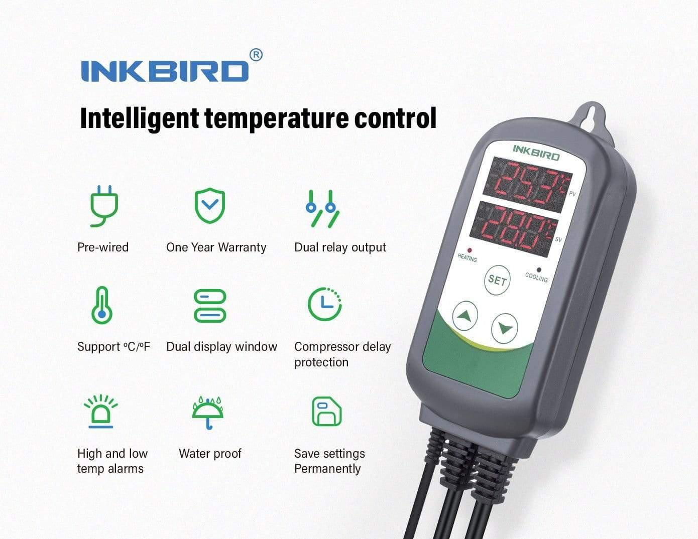 Inkbird ITC-308S Regulateur de Temperature Prise…