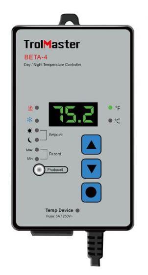 Meters & Sensors TrolMaster - Digital Day / Night Temperature Controller BETA-4