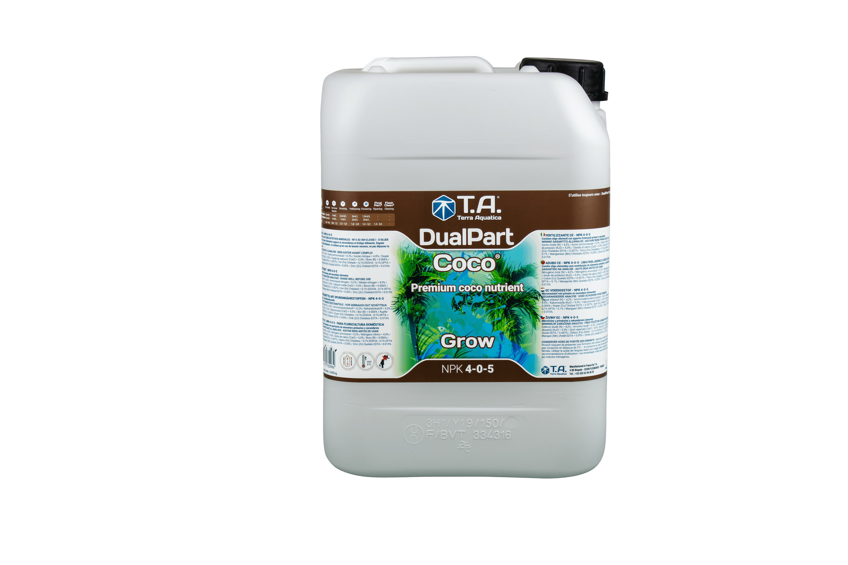 Nutrients 10L Terra Aquatica DualPart Coco Grow