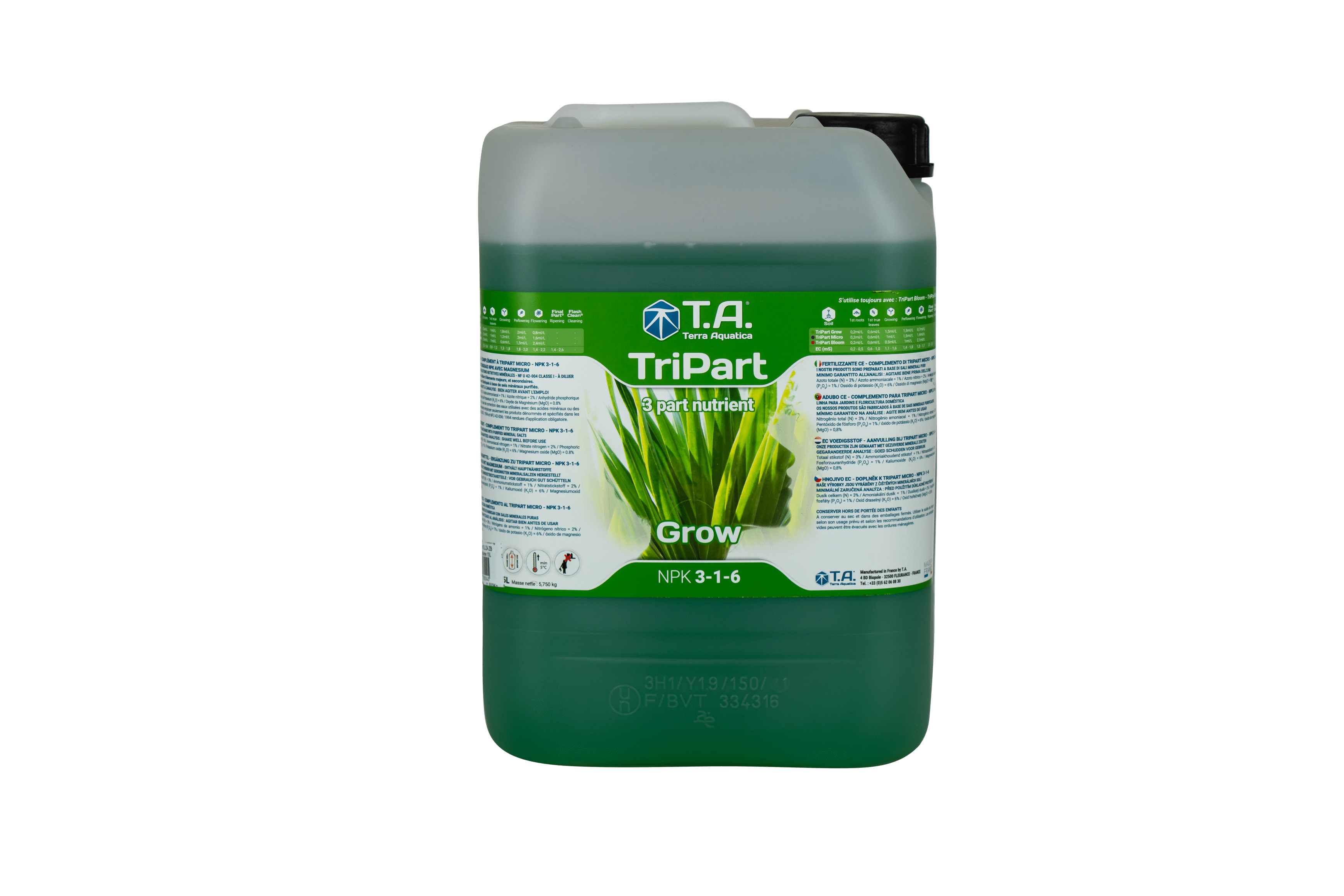 Nutrients 10L Terra Aquatica TriPart Grow