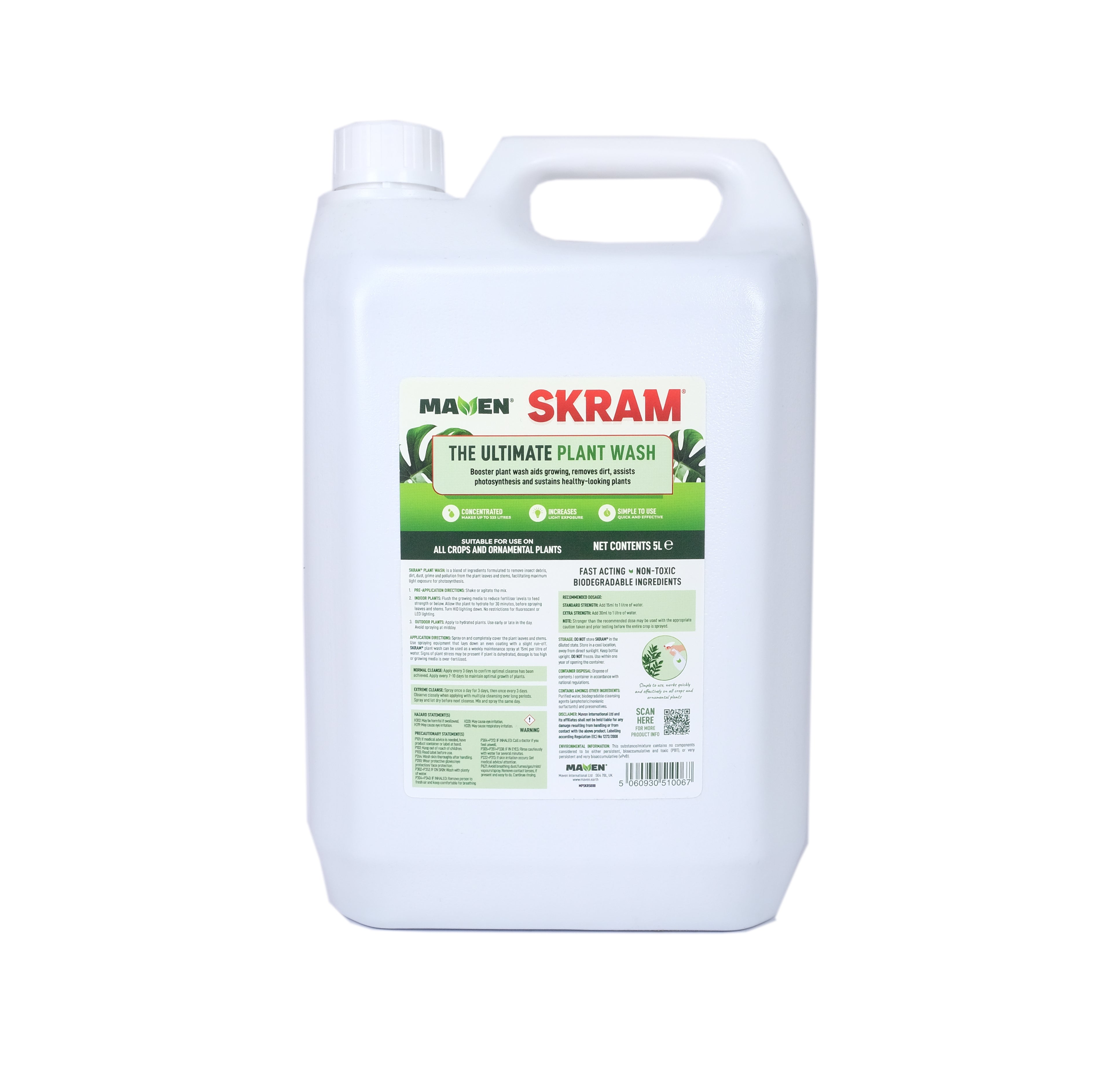 Nutrients 5L Skram Plant Wash