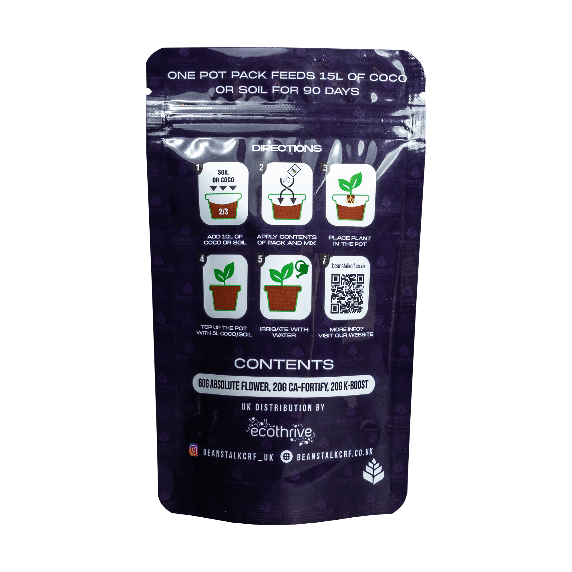 Nutrients Beanstalk - One Pot Pack (for 15L pot)