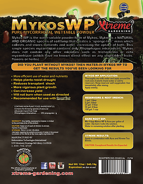 Nutrients Xtreme Gardening Mykos WP (Wettable Powder) Mycorrhizae