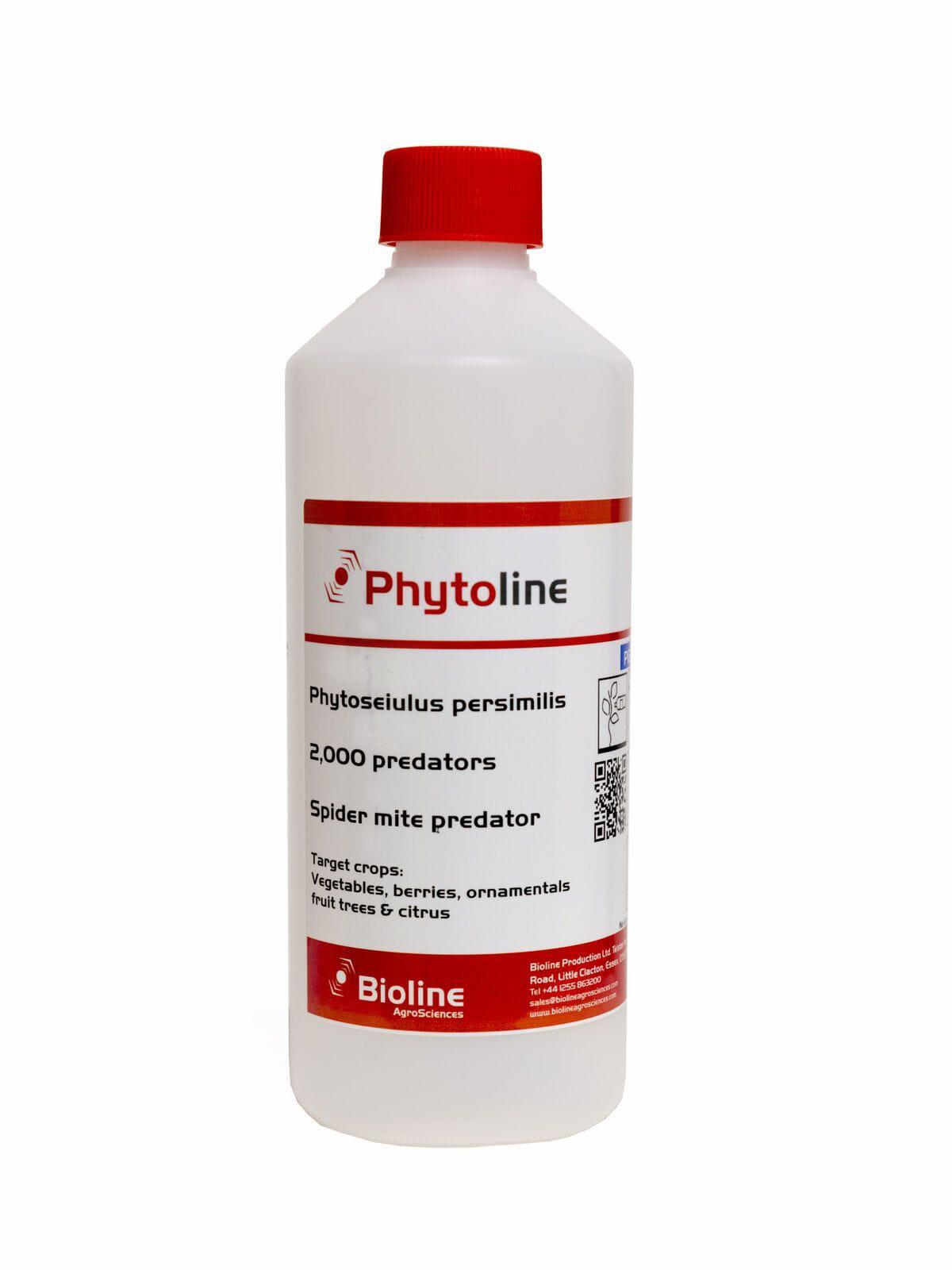 Pest & Diseases Vermiculite 500ml Bottle of 2,000 Mites Phytoline - Spider Mite Predators