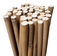 Plant Support 6' THICK Bamboo Stakes (182cm) - Pack of 25
